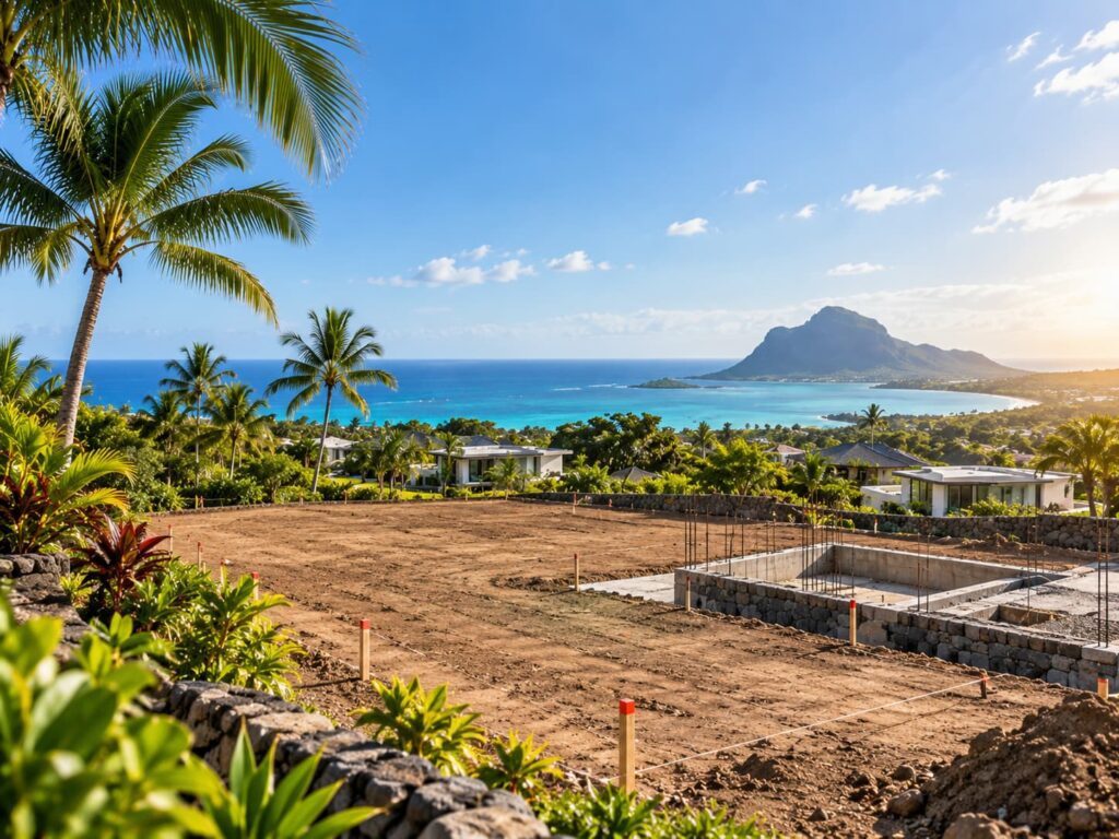 Grundstück auf Mauritius mit Meerblick für ein individuelles Bauprojekt