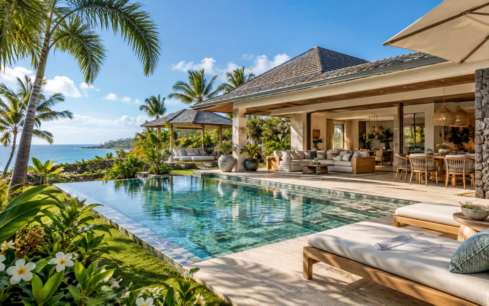 Fertige Bestandsimmobilie auf Mauritius vor dem notariellen Immobilienkauf.